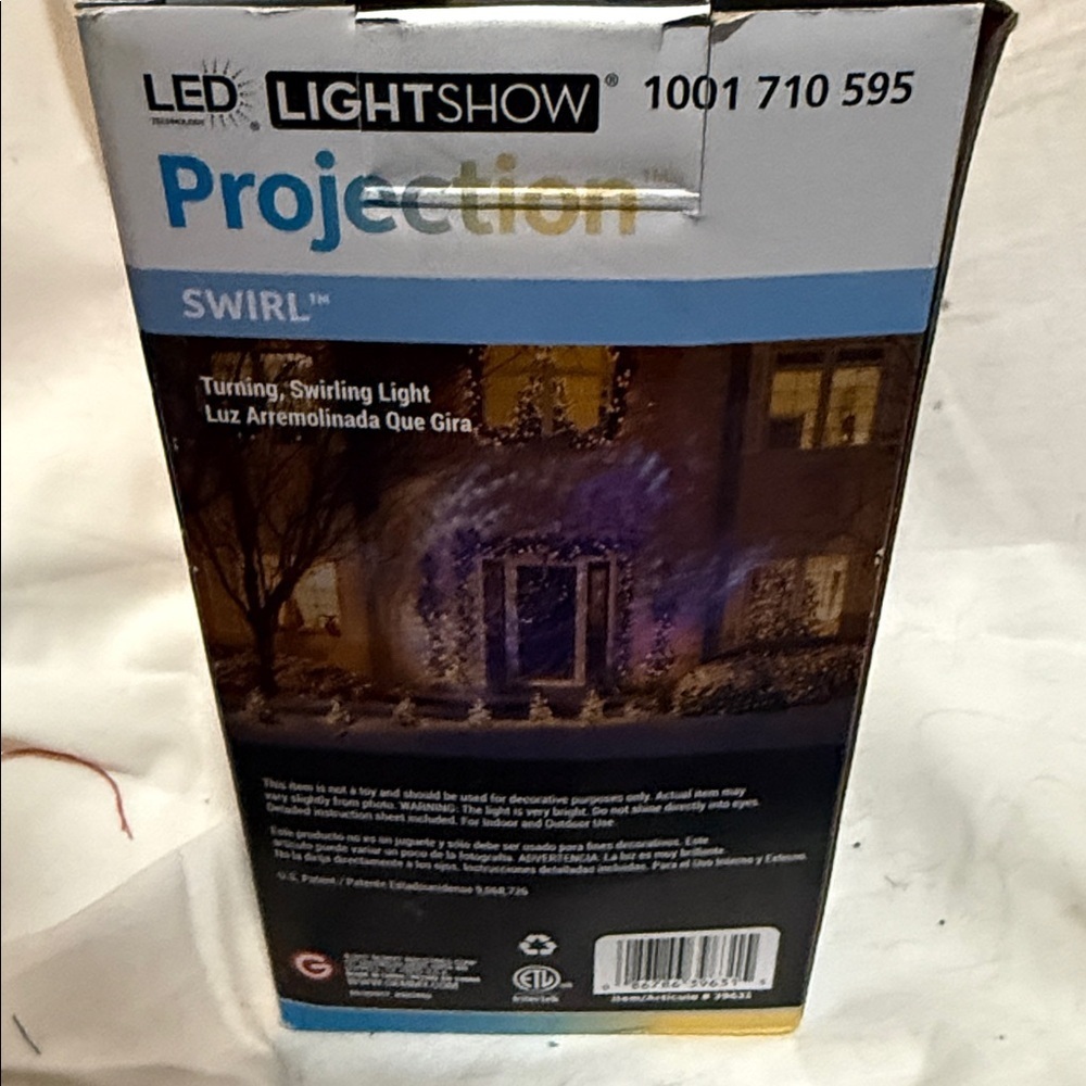 Gemmy LED LightShow NIB Box has storage wear but projector has never been used. - Picture 3 of 3